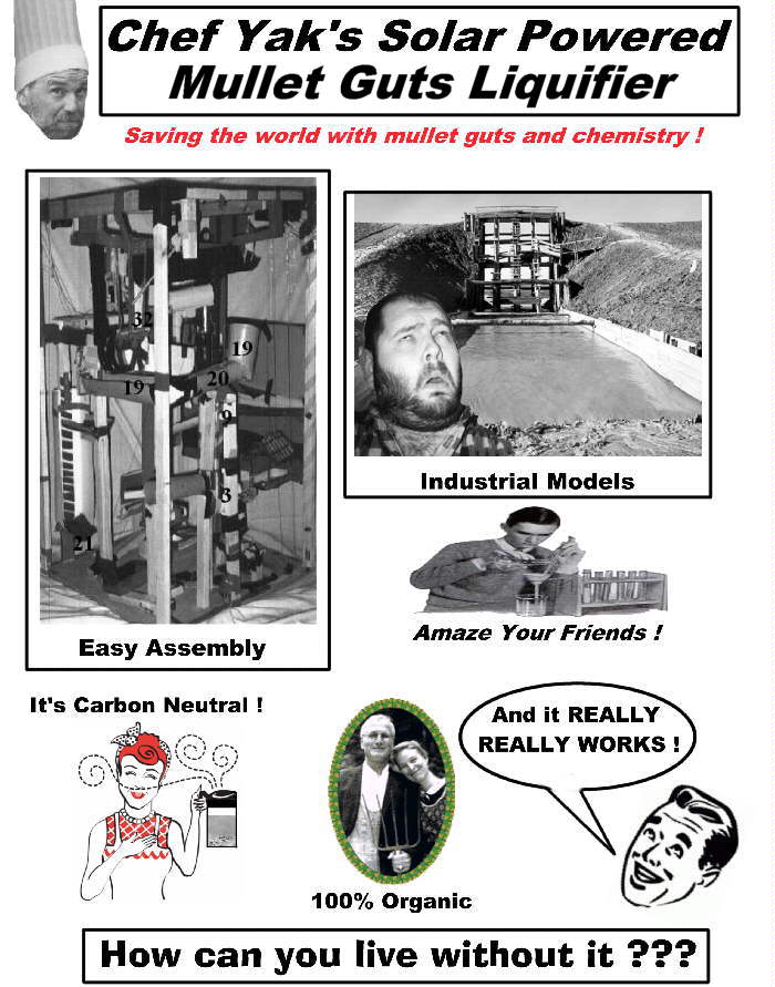 SAVING THE WORLD WITH MULLET GUTS AND CHEMISTRY !!!